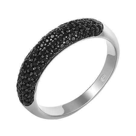 Кольцо из серебра с ювелирными кристаллами 4190₽