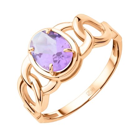 Золотое кольцо с аметистом 31990₽