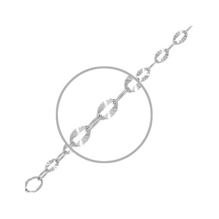 Серебряная цепочка с родированием 890₽