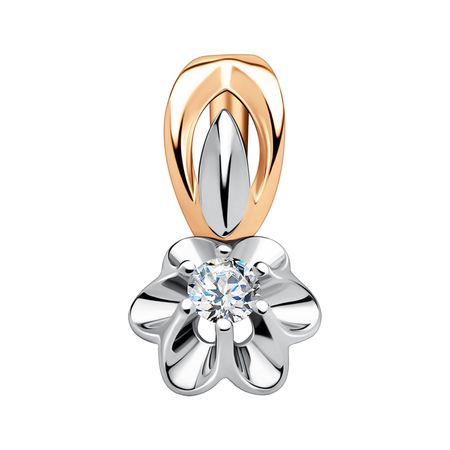 Золотая подвеска с бриллиантом 28990₽