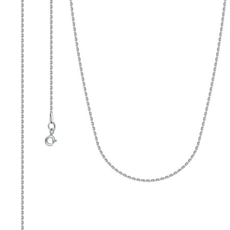 Серебряная цепочка Якорь с алмазной гранью и родированием 590₽