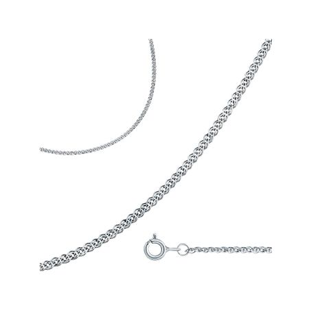 Серебряная цепочка Нонна с алмазной гранью и родированием 1190₽