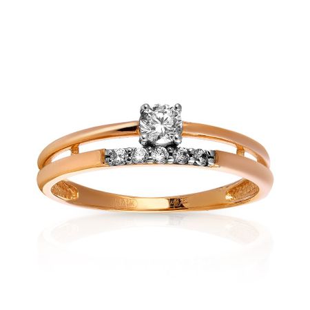 Кольцо TALANT из золота с фианитами 35990₽