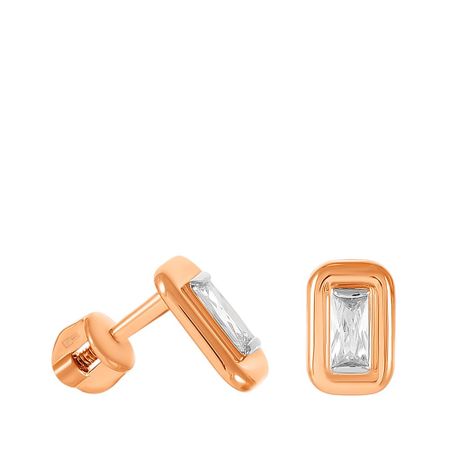 Золотые серьги TALANT с фианитами 18990₽