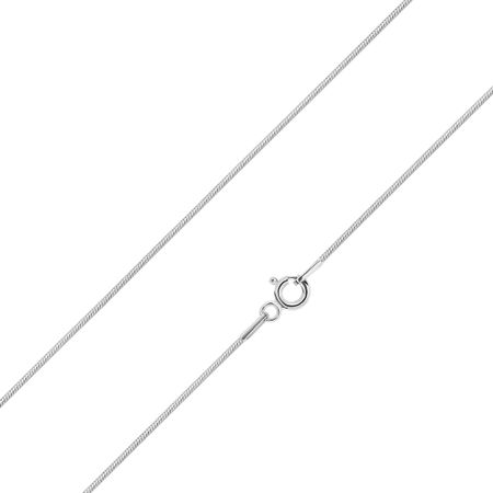 Серебряная цепочка Снейк с родированием 1920₽