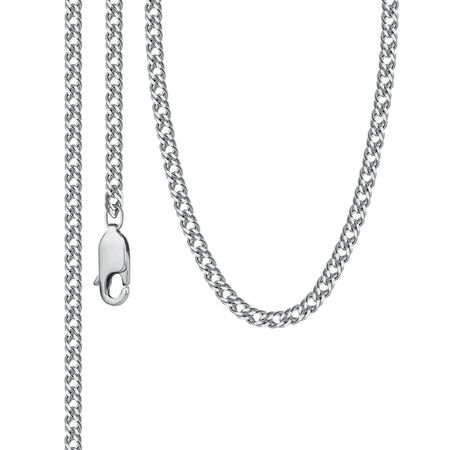 Серебряная цепочка Двойной ромб с родированием 1290₽