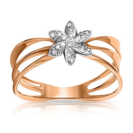 Кольцо из золота с фианитами 50020₽