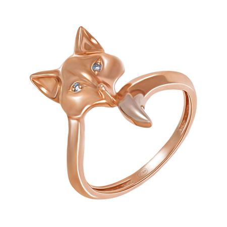 Кольцо Лиса из серебра с алпанитами 890₽