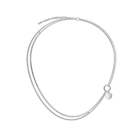 Серебряное колье с родированием 4520₽