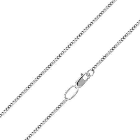 Серебряная полновесная цепочка Панцирь с родированием и алмазной гранью 2190₽