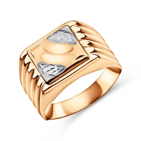 Золотая печатка с алмазной гранью 67880₽