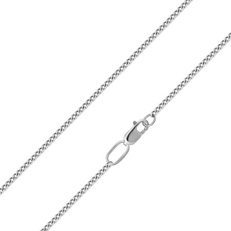 Серебряная цепочка Панцирь с алмазной гранью и родированием 11990₽