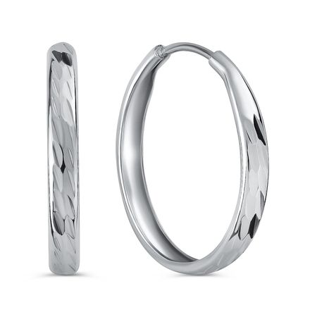 Серебряные серьги с алмазной гранью и родированием 1290₽