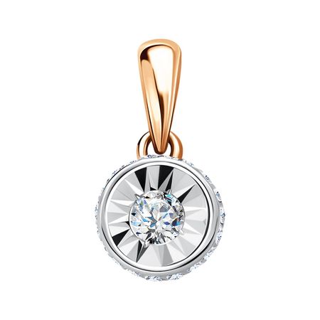 Золотая подвеска с бриллиантами 32990₽