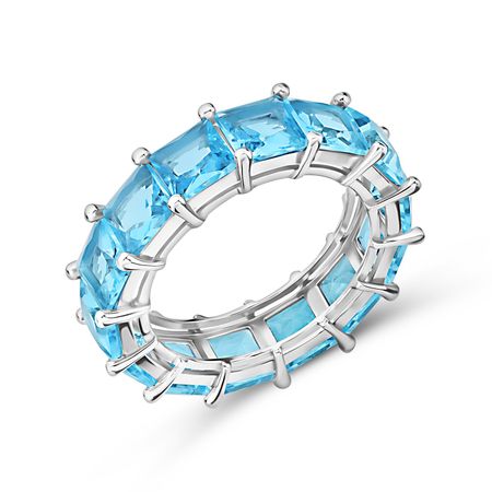 Серебряное кольцо с ювелирными кристаллами 4990₽