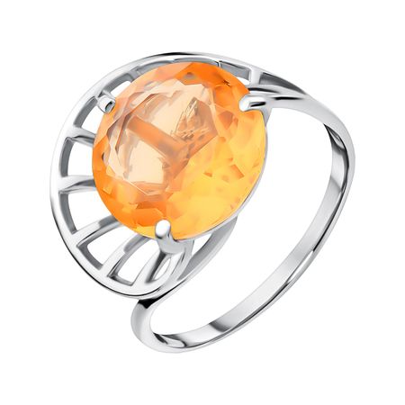Серебряное кольцо с топазом 1490₽