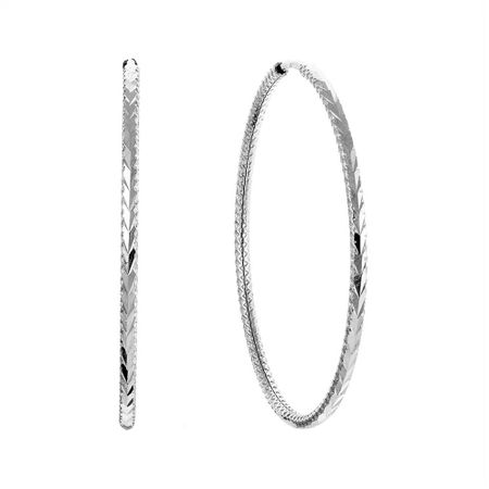 Серьги-конго из серебра 1390₽