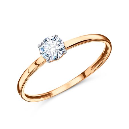 Золотое кольцо с фианитом 7990₽