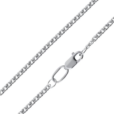 Серебряная цепочка Двойной ромб с родированием 1090₽