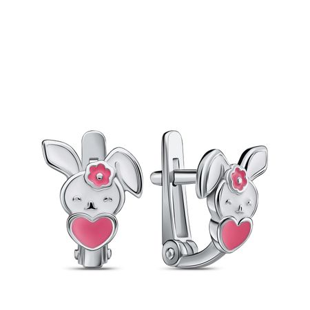 Серебряные серьги с эмалью 1490₽