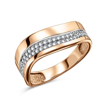 Кольцо из золота с фианитами 47670₽