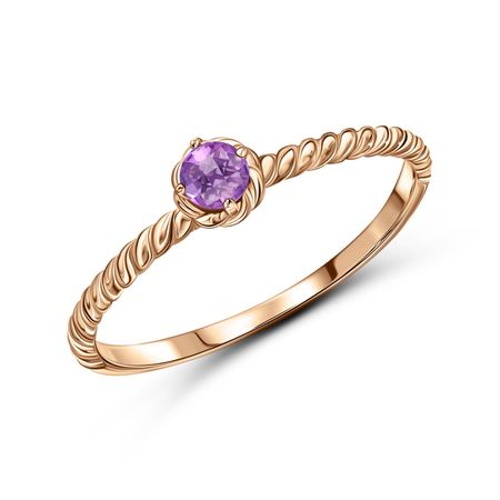 Золотое кольцо с аметистом 25990₽