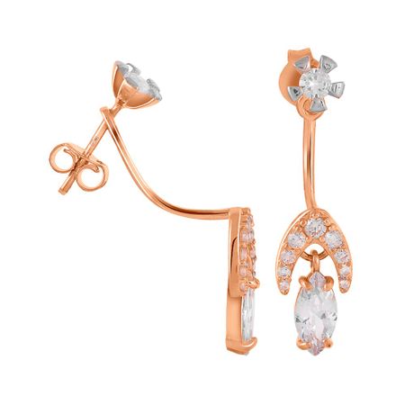 Серьги-пусеты TALANT из золота с фианитами 51990₽