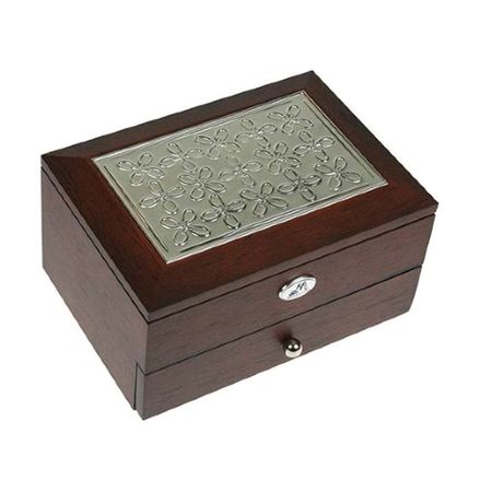 Шкатулка для ювелирных украшений Цветы 18x13x10 см 940₽