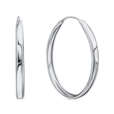 Серебряные серьги 30 мм 1690₽