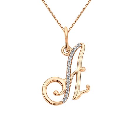 Золотая подвеска с фианитами 13790₽