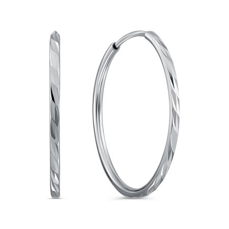 Серебряные серьги с алмазной гранью и родированием 1190₽