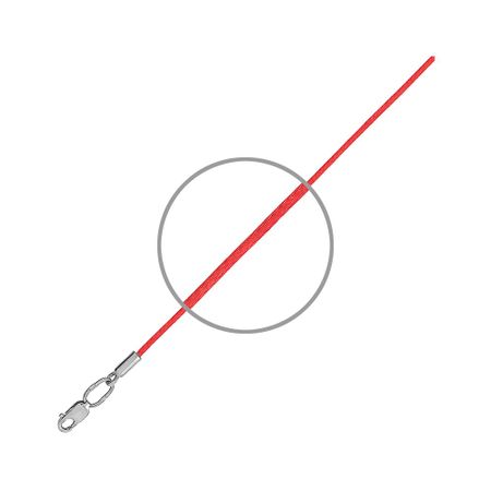 Шнурок с серебряным замком с родированием 840₽