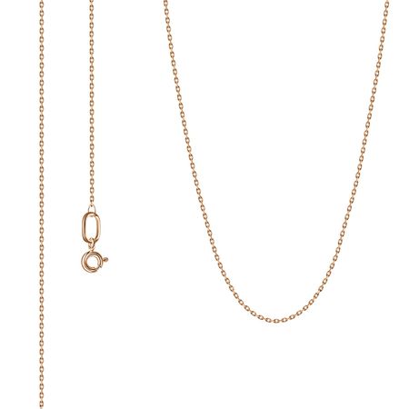 Золотая полновесная цепочка Квадратный якорь с алмазной гранью 27720₽