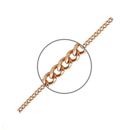 Золотой браслет Панцирь с алмазной гранью 104320₽