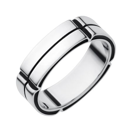 Серебряное кольцо с родированием 4990₽