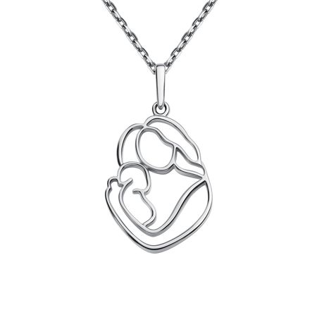 Серебряная подвеска с родированием 1290₽