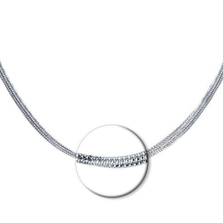 Серебряное колье с родированием 2580₽