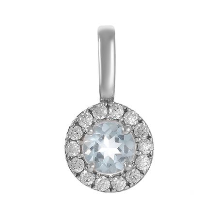 Подвеска TALANT из серебра с топазом и фианитами 800₽