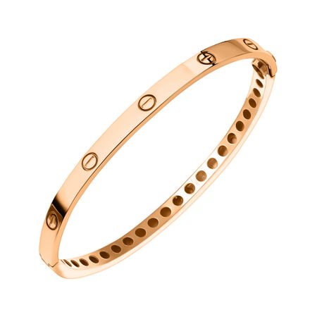 Золотой жесткий браслет 115860₽