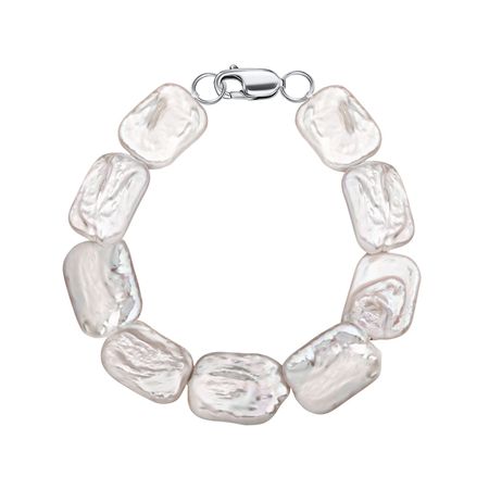 Браслет из жемчуга с серебряным замком 1290₽