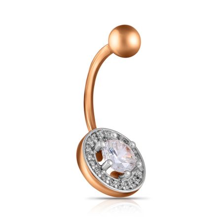 Пирсинг из золота с фианитами 26370₽