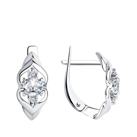 Серьги SOKOLOV из серебра с фианитами 1990₽