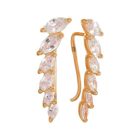 Серьги-каффы SOKOLOV из серебра с фианитами 1690₽