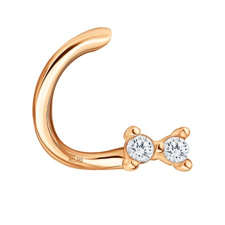 Золотой пирсинг с фианитами 2490₽