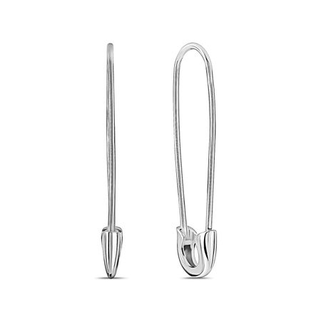 Серебряные серьги с родированием 890₽