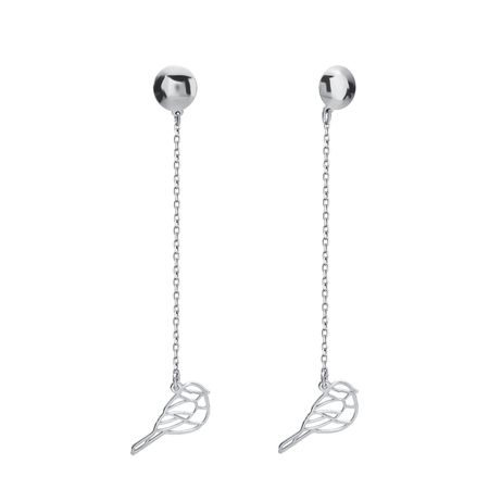 Серебряные серьги Птица 990₽