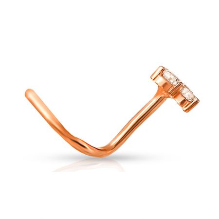 Пирсинг из золота с фианитами 3060₽