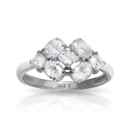 Кольцо SOKOLOV из серебра с фианитами 910₽