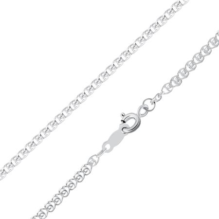 Серебряная цепь с алмазной гранью 890₽