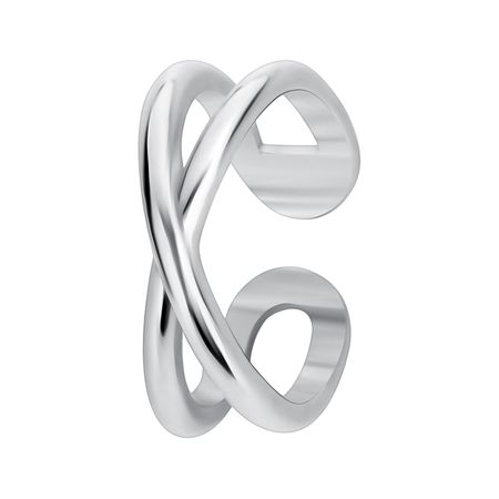 Серебряная серьга с родированием 490₽